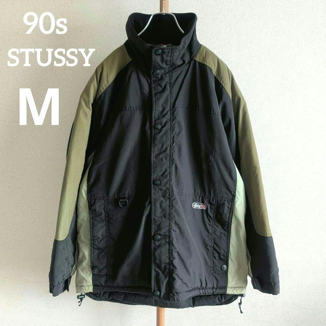 90s OLD STUSSY Nylon padding jacket 中綿 M - メルカリ