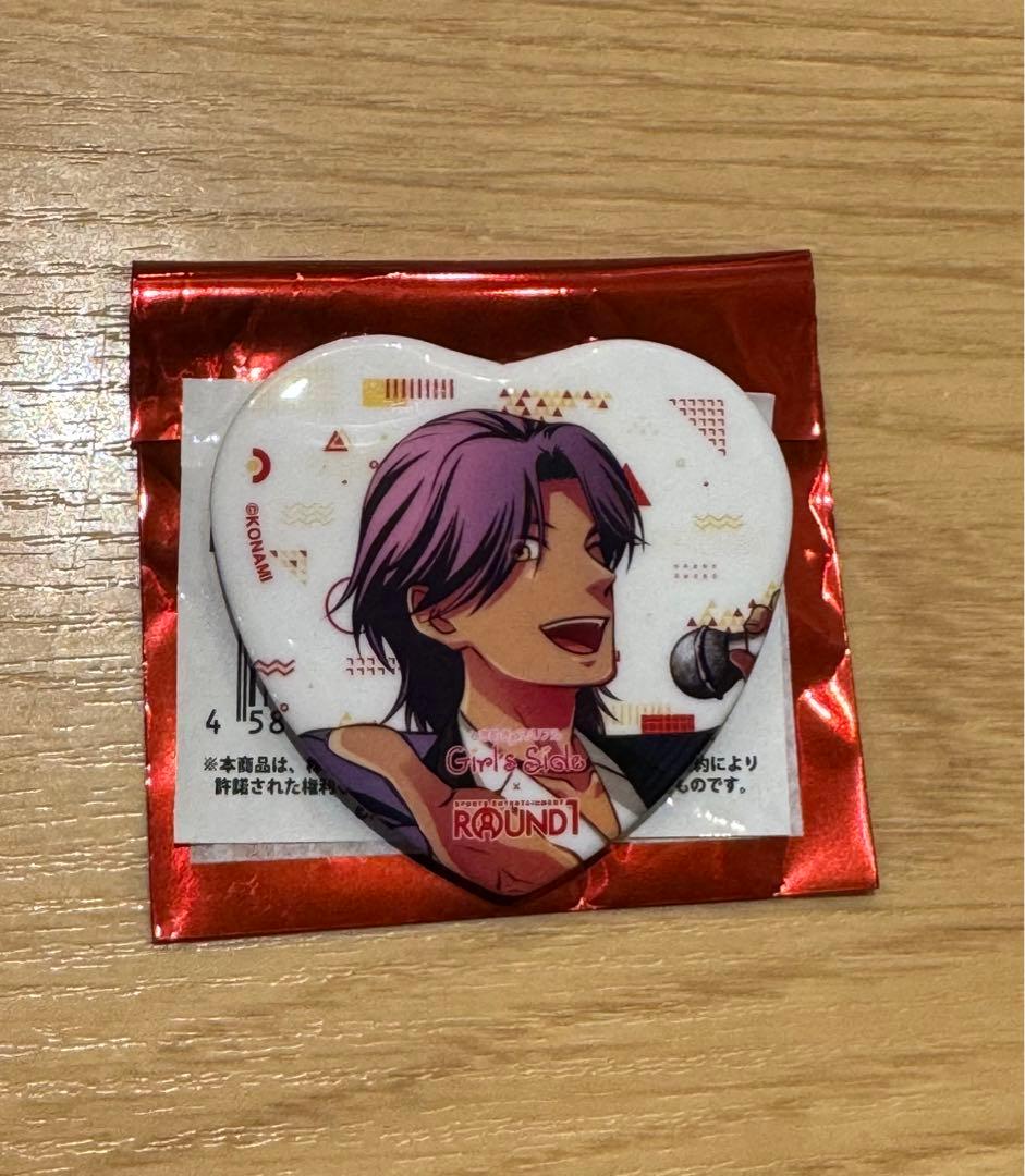 ときメモGS ラウンドワン ハート型缶バッジ 姫条まどか - メルカリ
