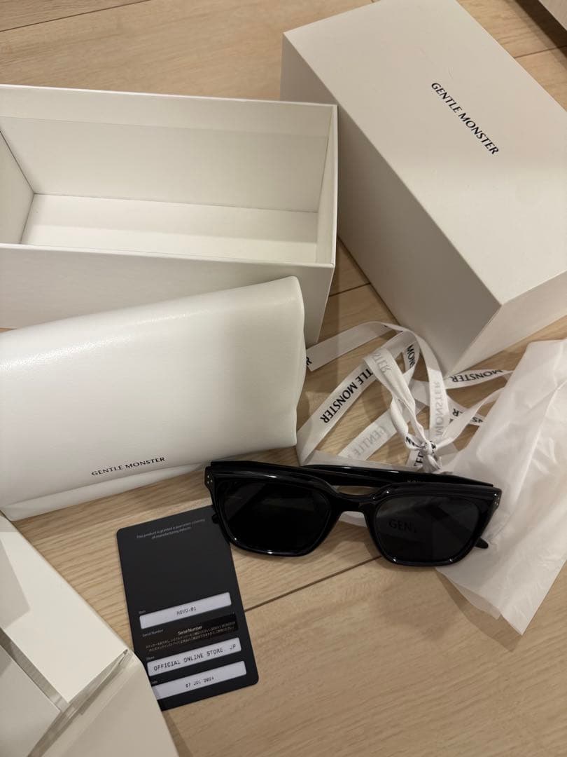 小物 GENTLE MONSTER HOVO Gentle Monster Hovo Sunglasses in Black/Blue Gentle Monster