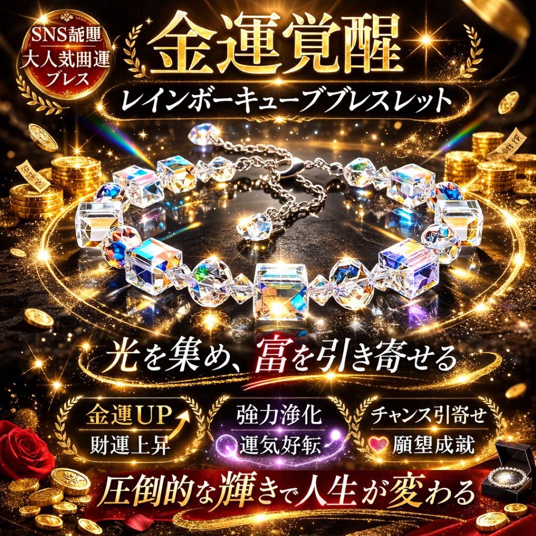 煌財〜レインボーキューブブレスレット 特級呪物 チョウピラコ 座敷