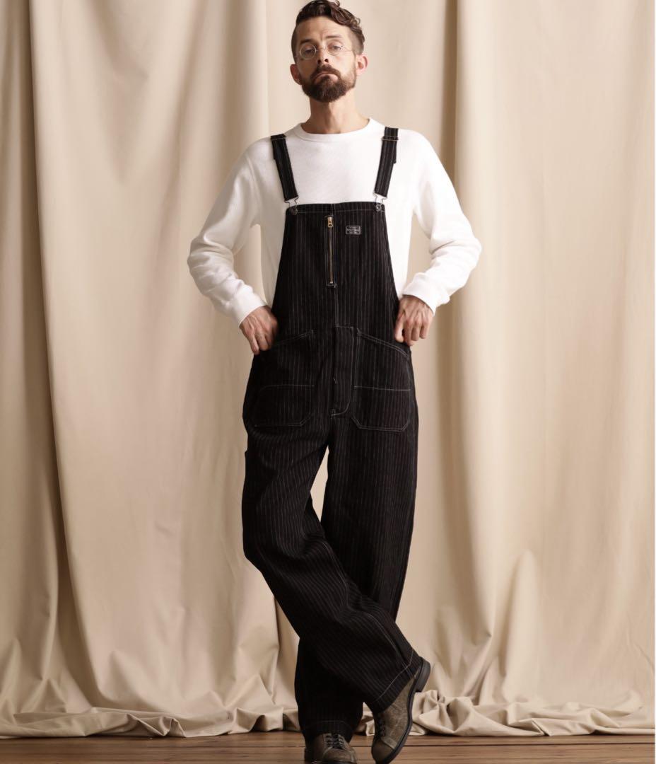 ショットschottオールドヒッコリー オーバーオール黒Mサイズ OLD HICKORY OVERALL/オールド ヒッコリー オーバーオール | Schott
