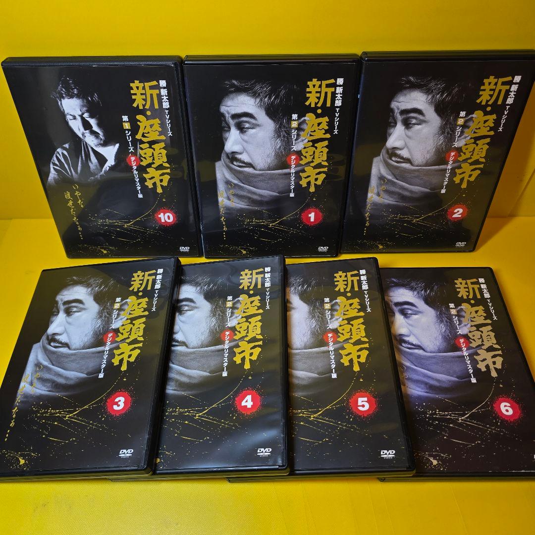 新品ケース交換済　座頭市物語 TVシリーズ、第1、第2、第3シリーズ全33巻セッ