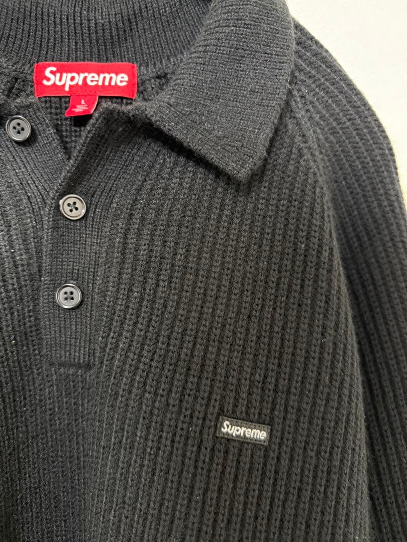 トップス Supreme 25fw Polo Sweater \"Black\"