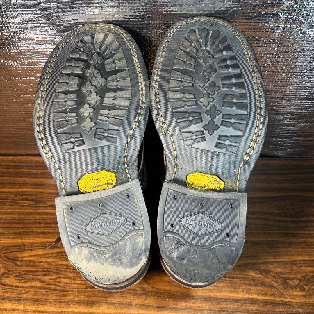 ダークブラウン レザー ハイカットブーツ 26.0cm レザーブーツ