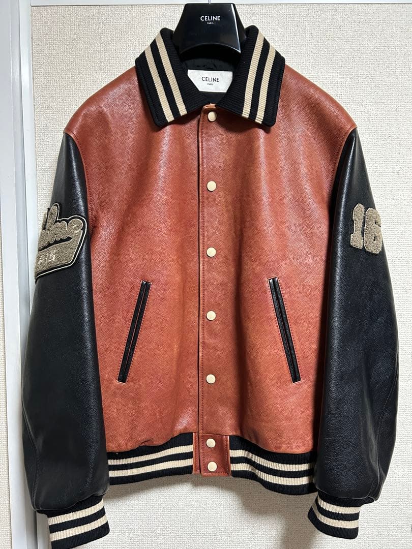 新品未使用CELINE セリーヌ レザージャケット スタジャン 44 - メルカリ