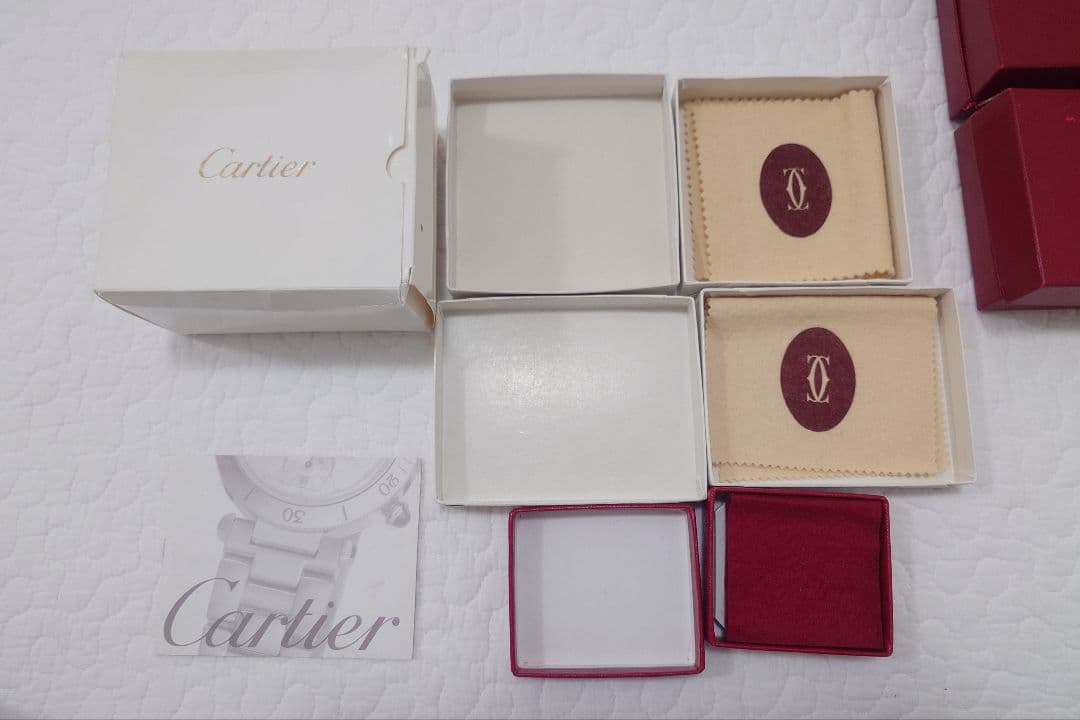 Cartier カルティエ アクセサリーケース 空箱 ショッパー まとめ