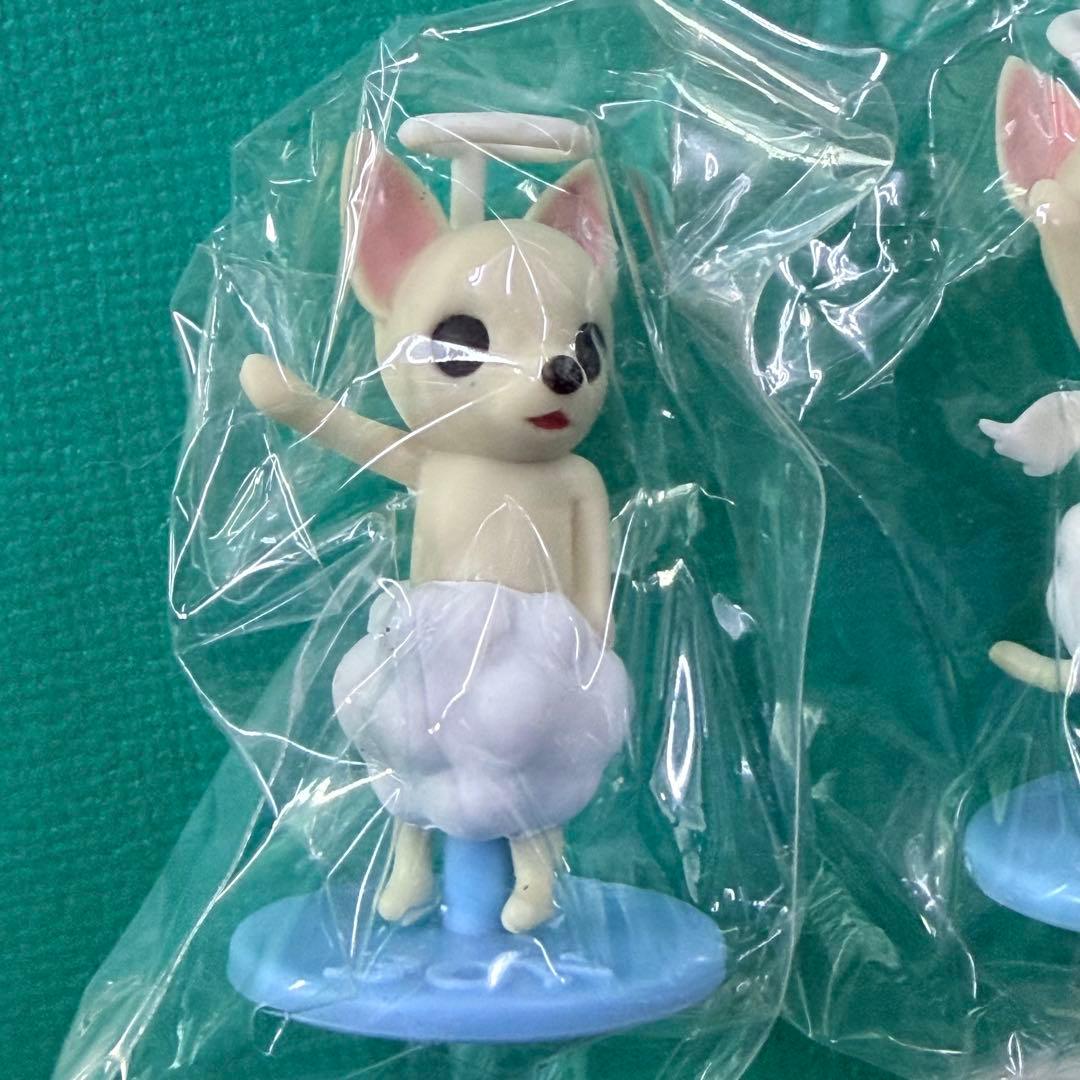 チワワワールド 犬 チワワ 天使 フィギュア マスコット 4種セット ㉑