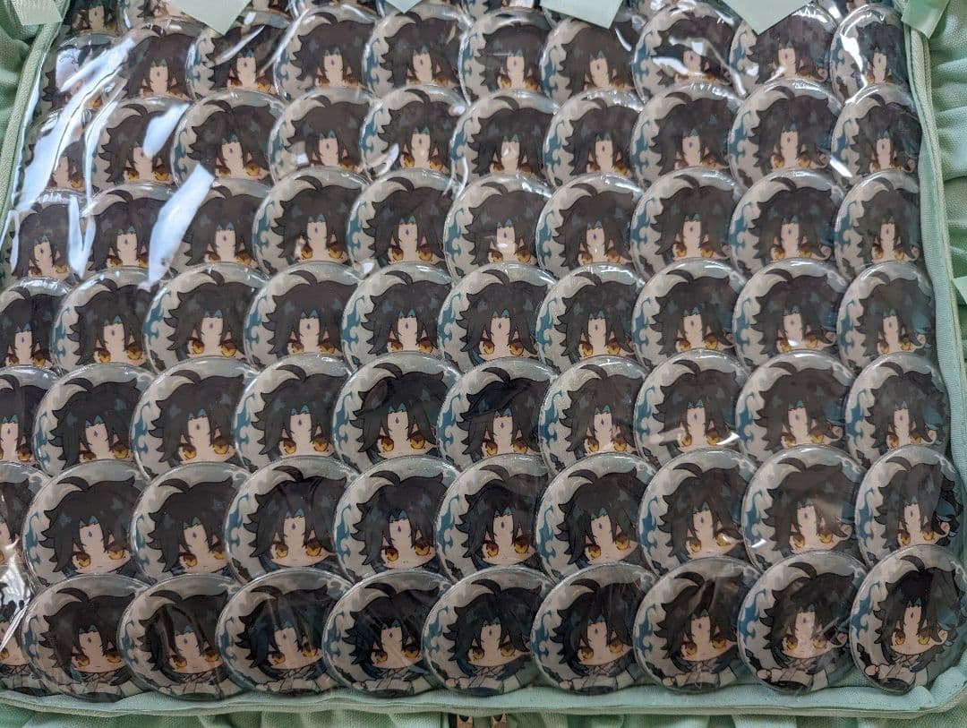 原神 魈 痛バ 痛バッグ アパレル購入特典缶バッジ 痛バック缶バッチ白