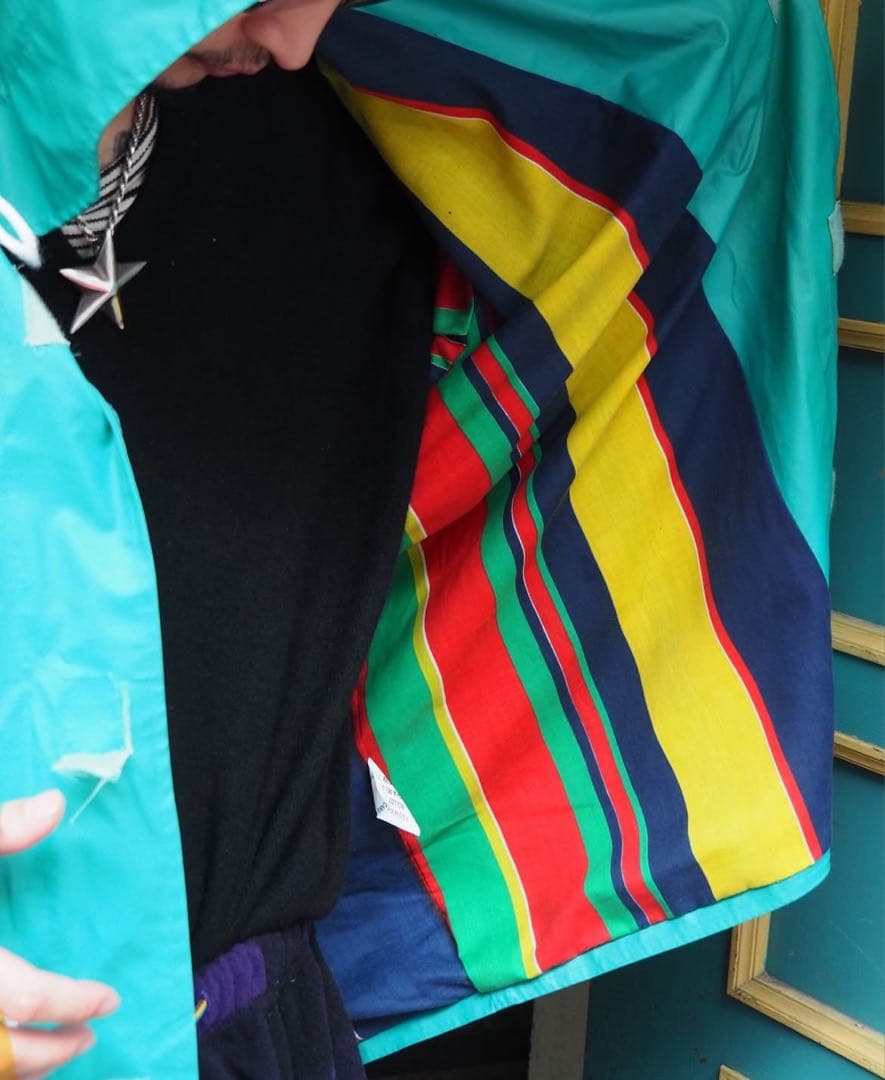 柿*児様 90s \"ORVIS\" enamel rain duffle coat