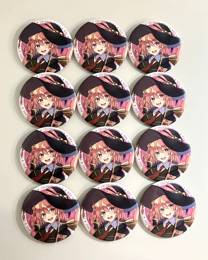 からぴち カラフルピーチ のあ 魔法学園 缶バッジ - メルカリ