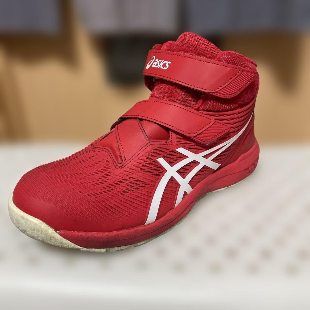 asics 赤 ハイカット安全靴 27.0cm