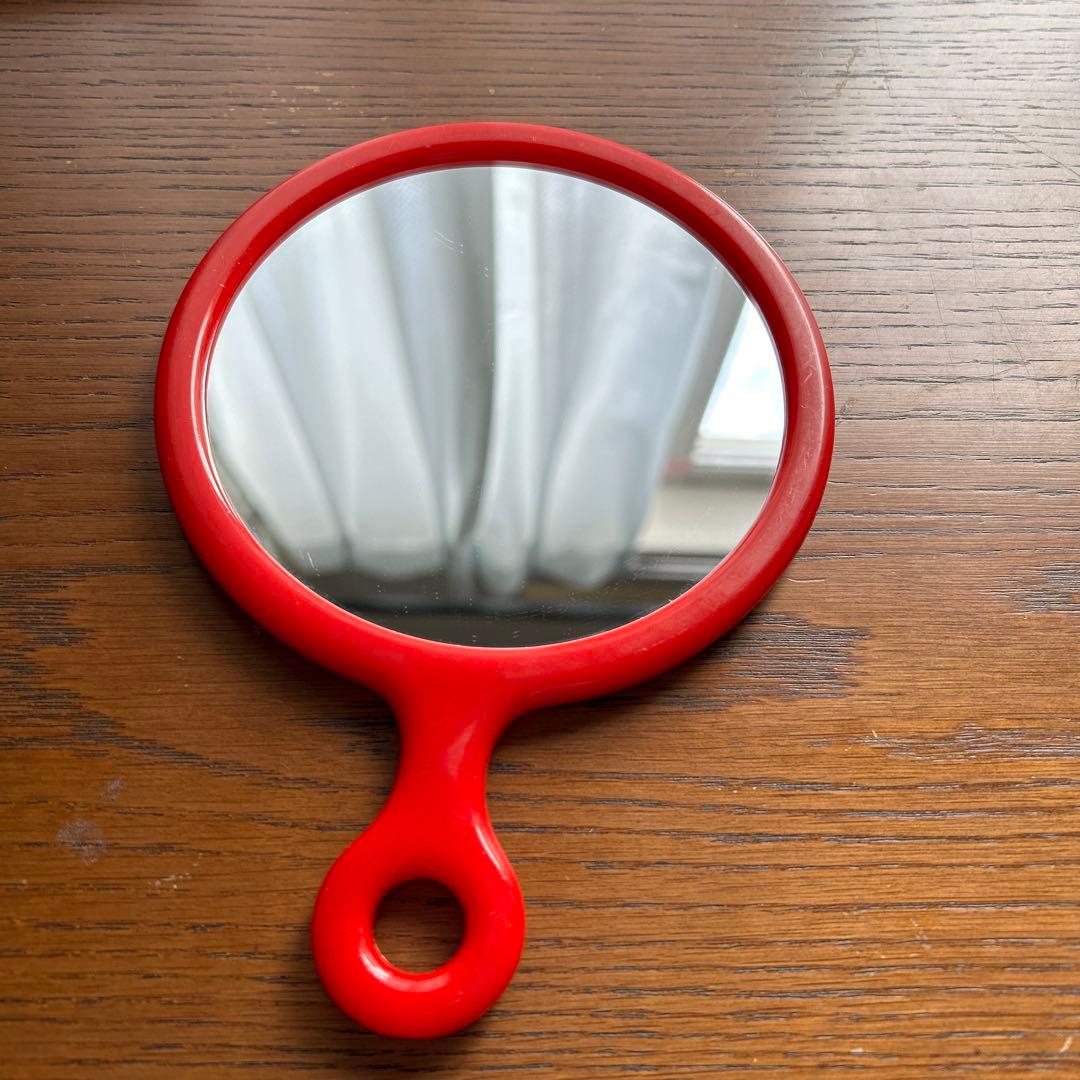 ディズニー 手鏡 ミラー 1982年 昭和レトロ 大サイズ ミッキーマウス