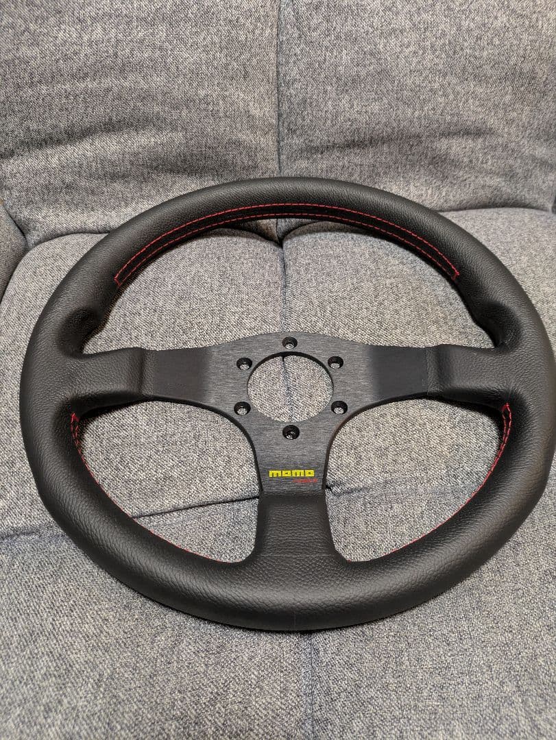 MOMO TUNER BK 32Φ MOMO Tuner Steering Wheel 320mm – Black Leather Black Spokes NEW