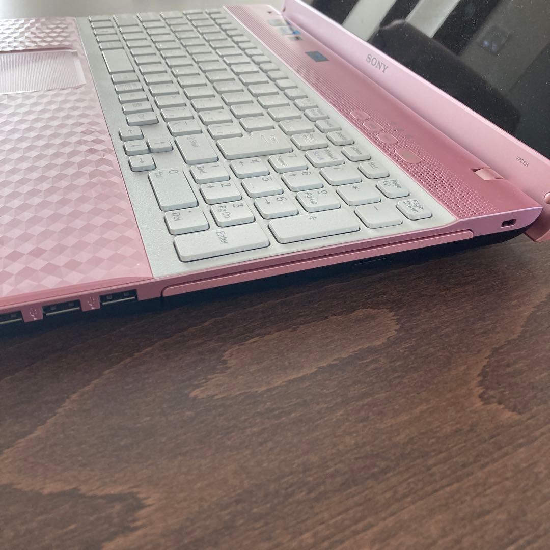 VAIO ノートパソコン ピンク Windows7 SONY - メルカリ