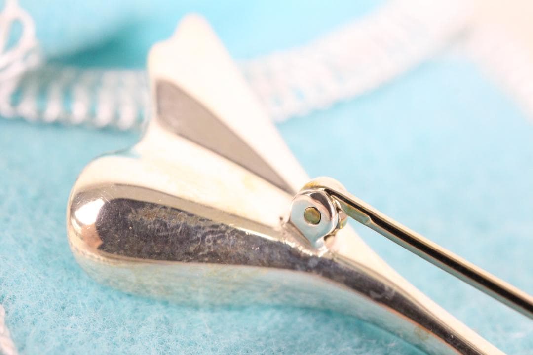 ◎ティファニー ブローチ イチョウモチーフ 銀杏 ピンバッチ シルバー