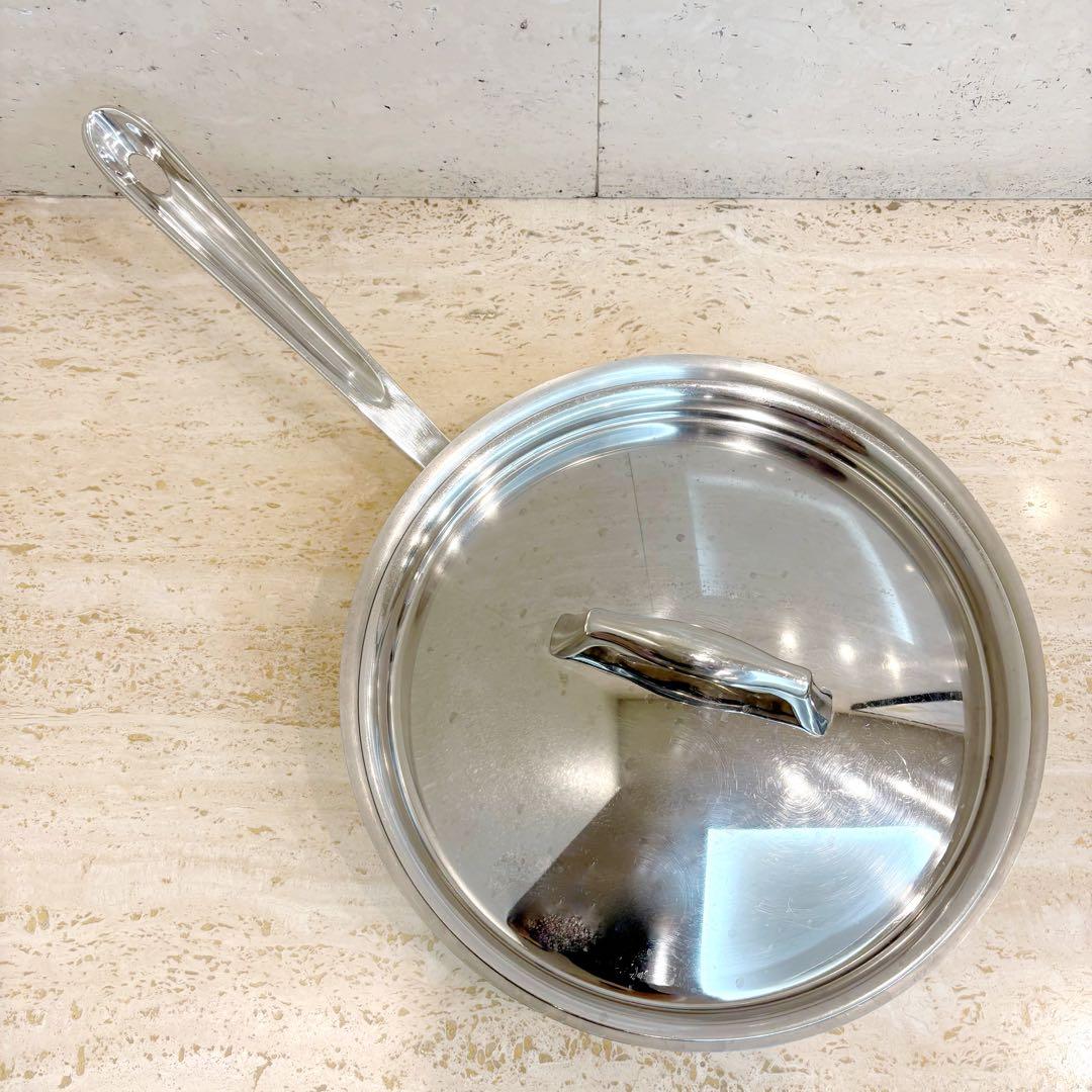 美品☆All-Clad オールクラッド☆ステンレス超高級フライパン☆24.5cm