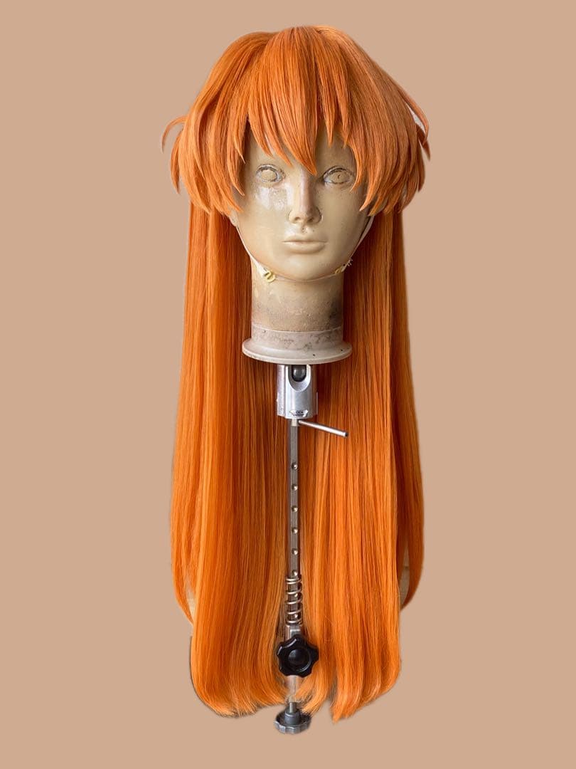 エヴァンゲリオン　アスカ　コスプレ　ウィッグ Qoo10] 新世紀エヴァンゲリオン 惣流アスカラング