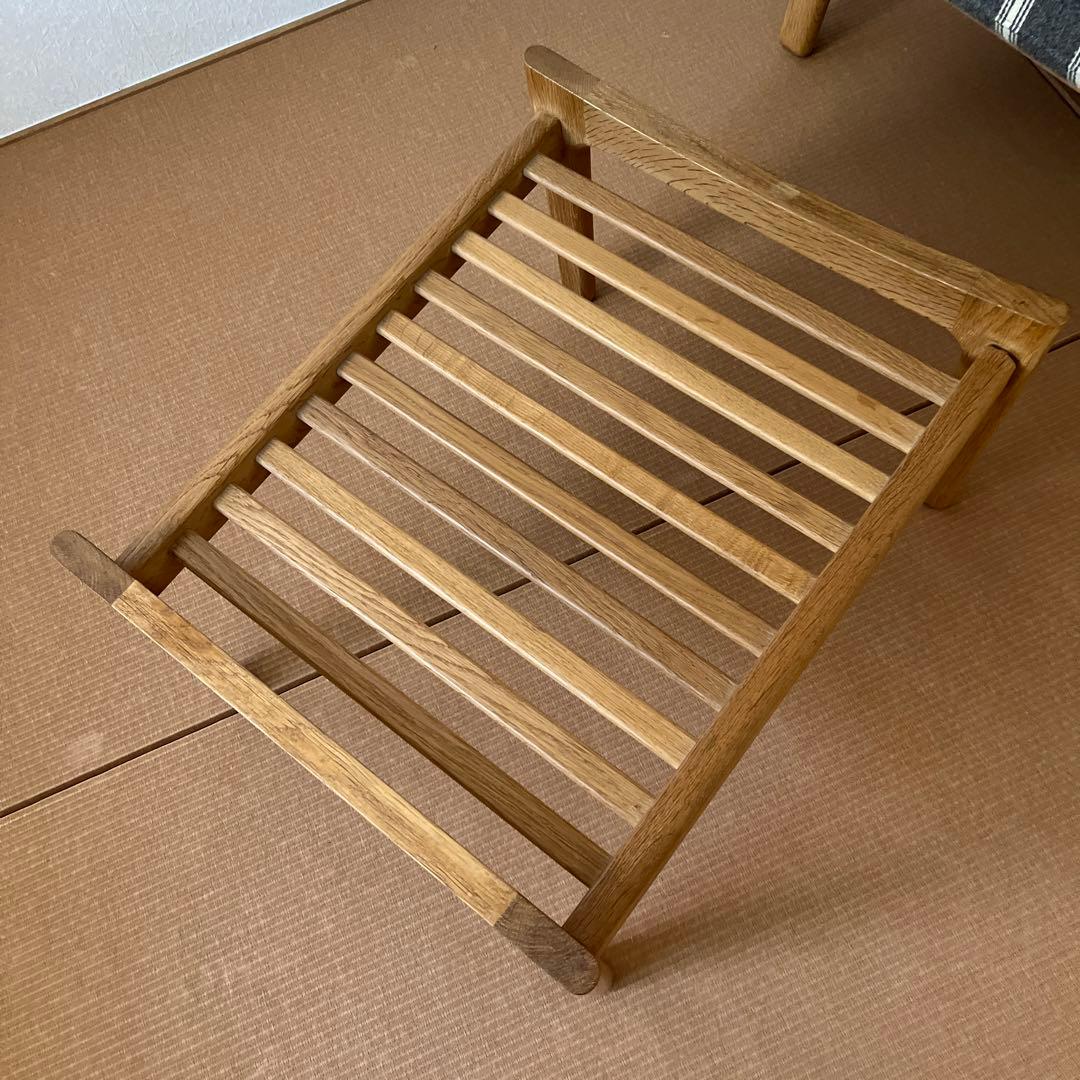 GETAMA社 GE290 ハイバック オットマン付き オーク材 - メルカリ