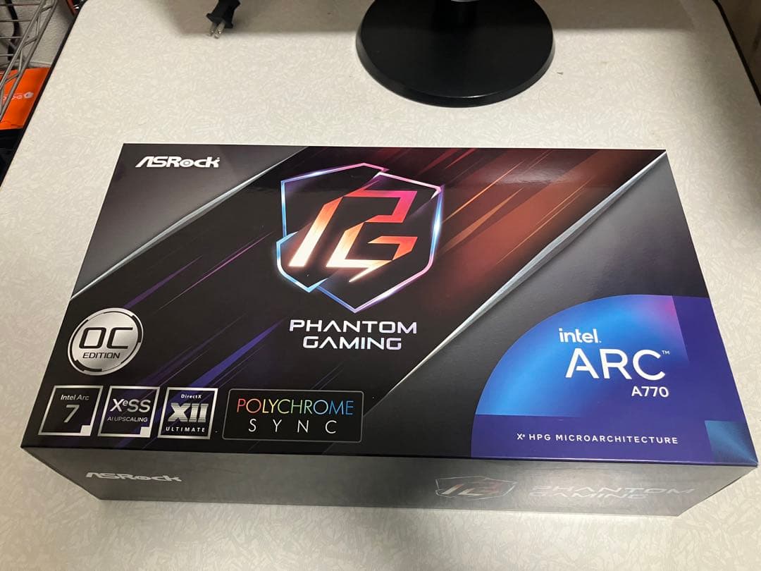 光　ASRock PhantomGaming A770 OCEdition ASRock | Intel Arc A770 Phantom Gaming 16GB OC