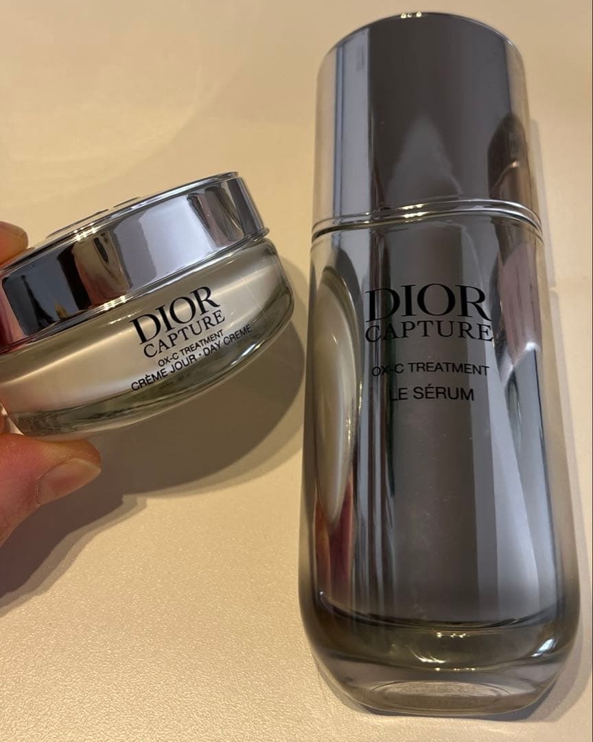 Dior カプチュール　ルセラム　ルクレーム　ローション　3点　ホリデー ディオール カプチュール ホリデー 2025 Dior セラム ローション