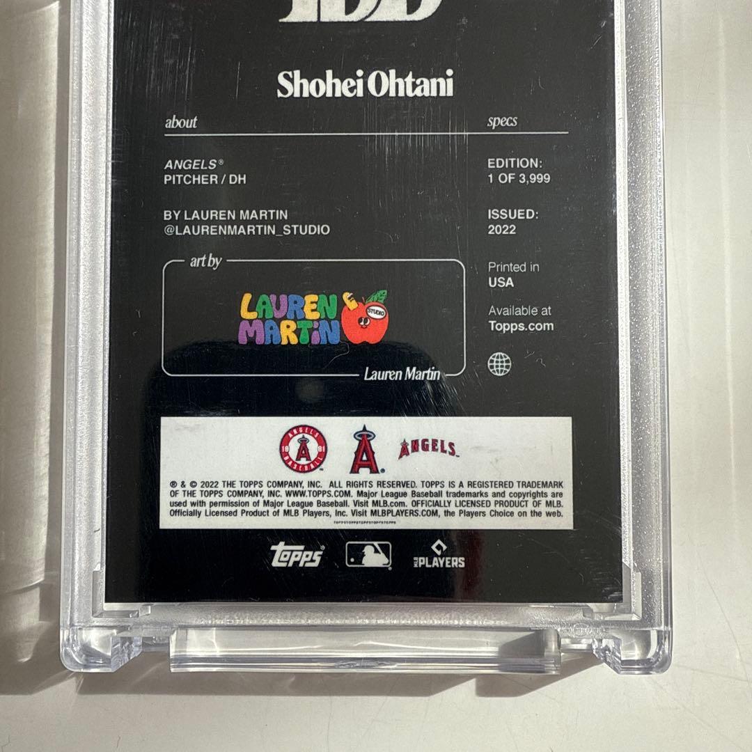 世界3999枚限定 大谷翔平 カード topps Project100 - メルカリ