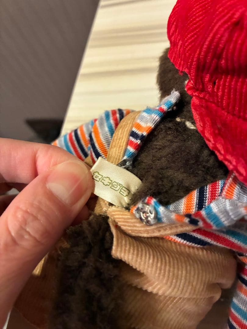 当時物 昭和レトロモンチッチ オーバーオール セキグチ ブルーアイ