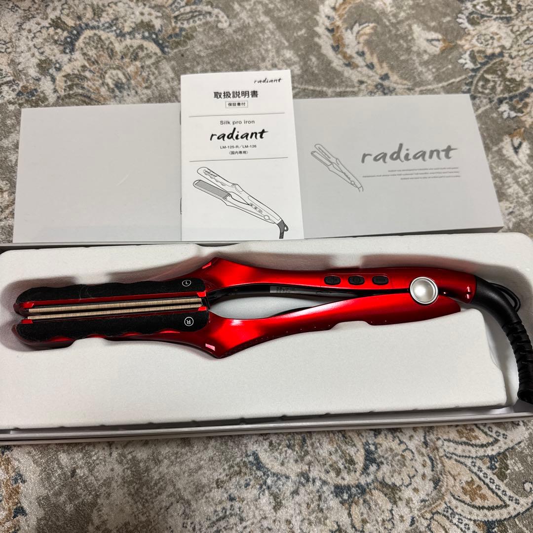 radiant ストレートアイロン 高性能ミニストレートアイロン iii by radiant（スリーバイラディアン