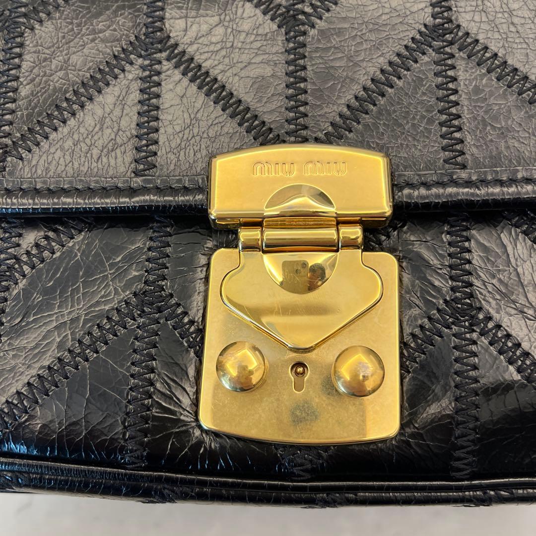 美品）miumiu ショルダーバッグ 5BD161 クロスボディ - メルカリ