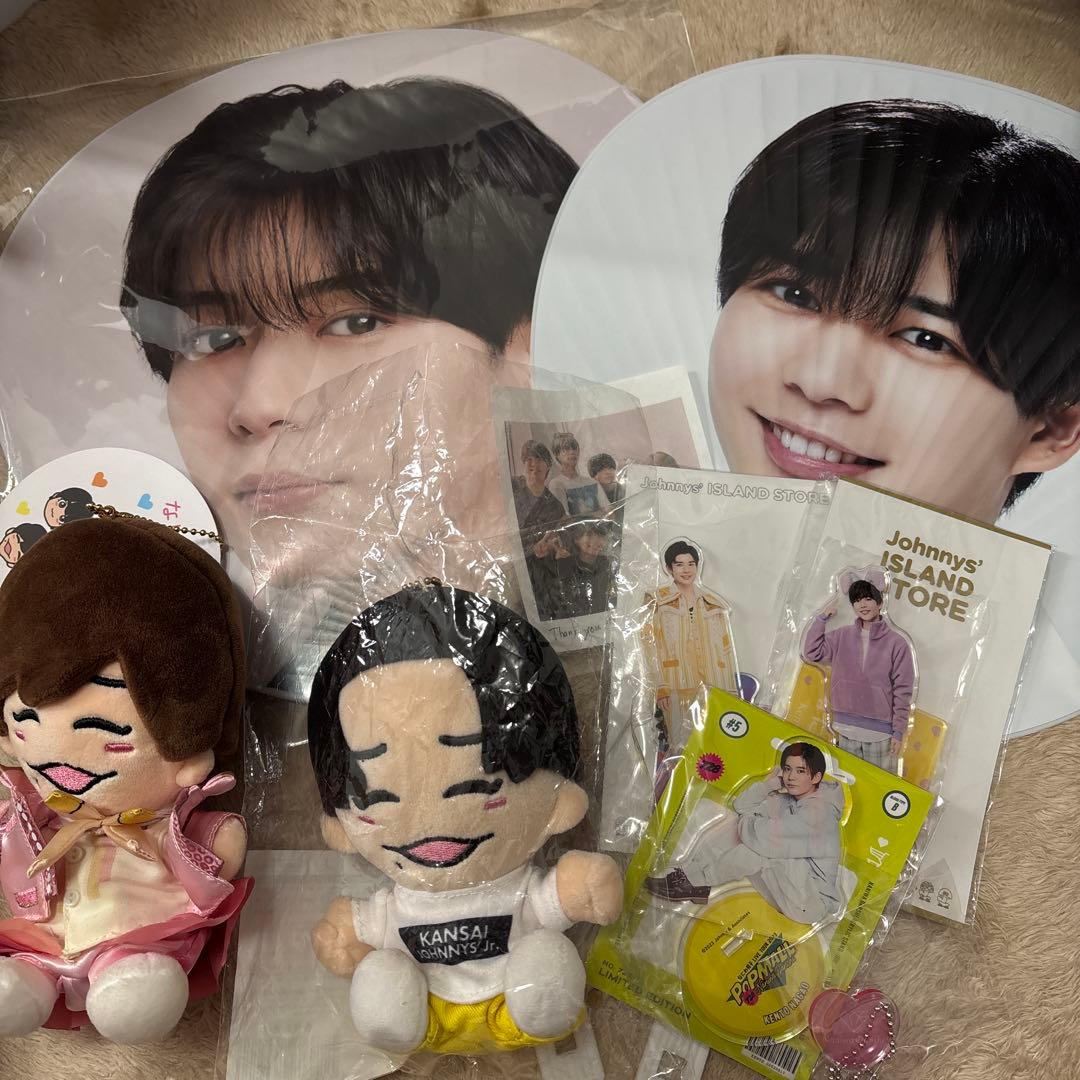 長尾謙杜 まとめ売り うちわ ちびぬい アクスタ なにわ男子 長尾謙人 グッズ まとめ売り ちびぬい アクスタ 公式写真