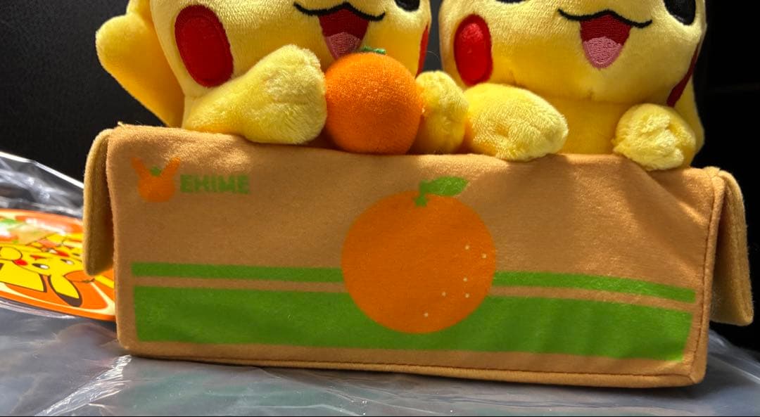 タグ付き】 ポケモンストア 愛媛 ペアピカチュウ えひめみかん