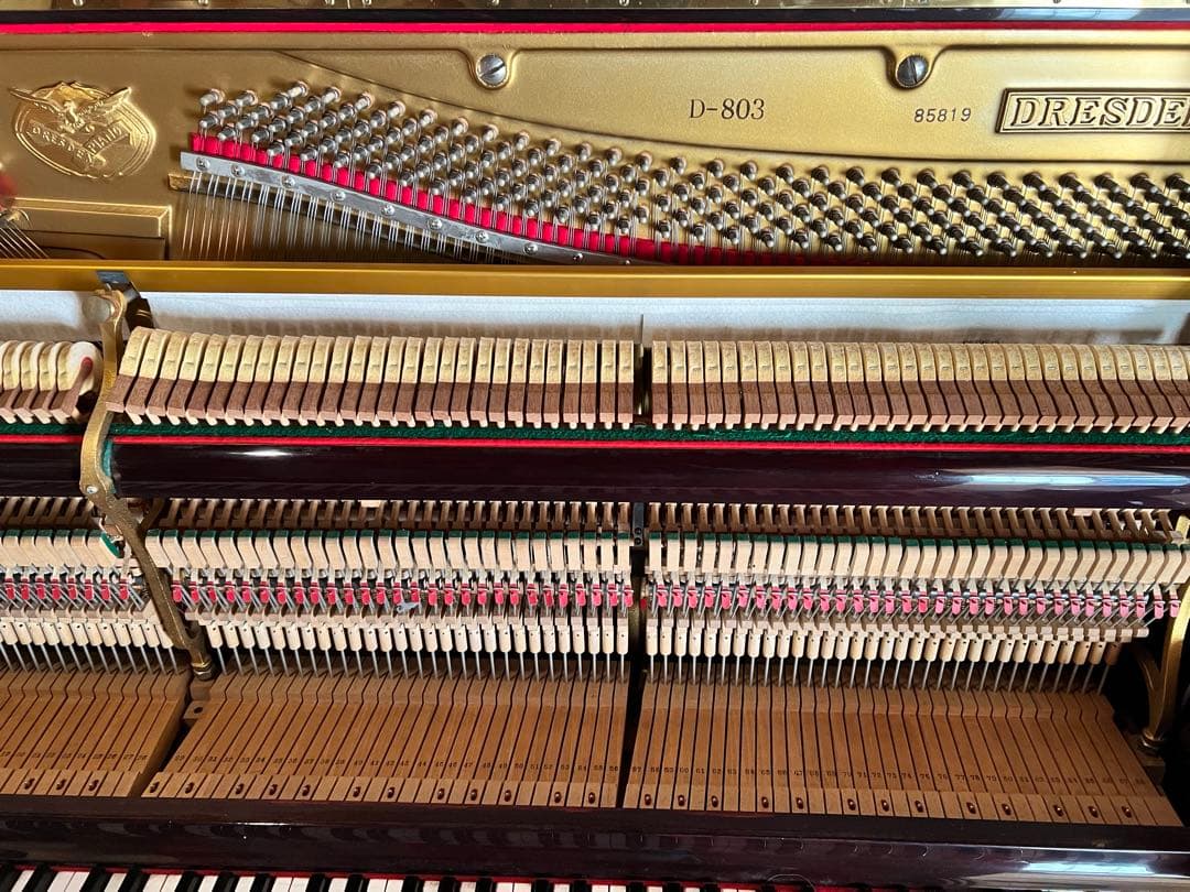 DRESDEN D-803 アップライトピアノ木目 - メルカリ