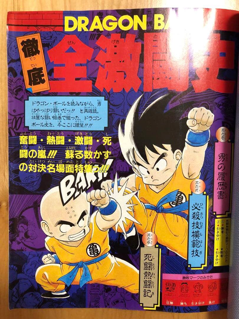 激レア】週刊少年ジャンプ1987年 DRAGON BALL 冒険SPECIL
