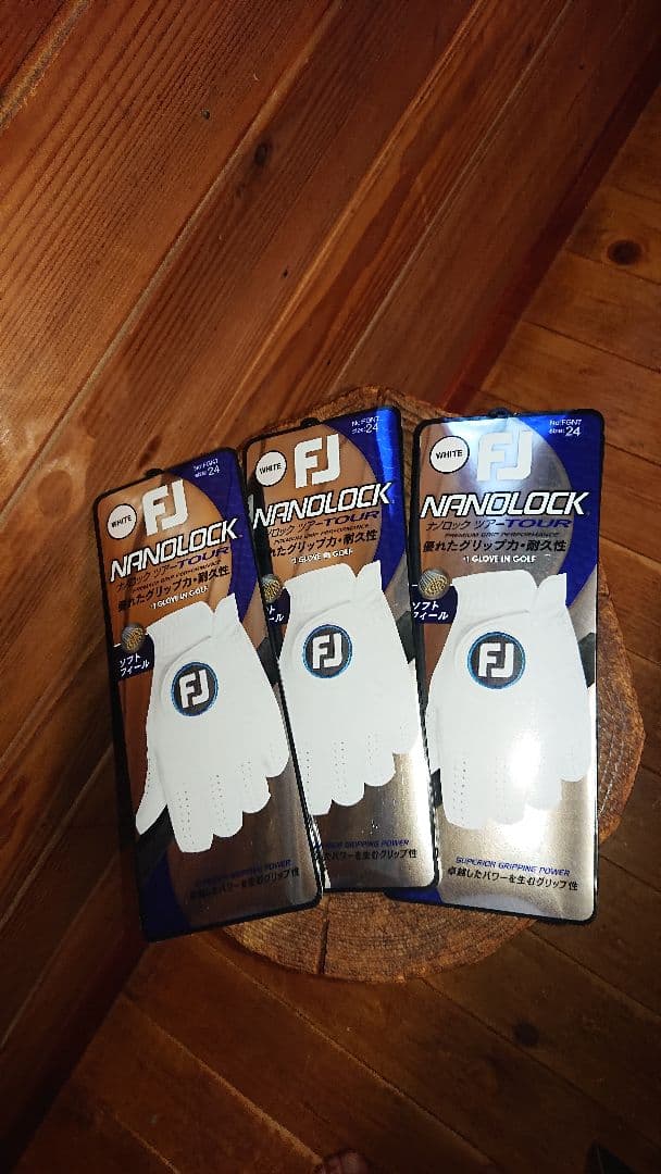 FJゴルフグローブナノロックツアー24Cm3枚&ウェザーソフ23Cm3枚 MEN'S ナノロック ツアー - FootJoy Japan