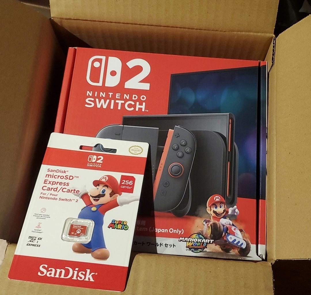 Nintendo Switch 2 日本語専用 マリオカート SDカード セット Amazon.co.jp: Nintendo Switch 2(日本語・国内専用) マリオカート