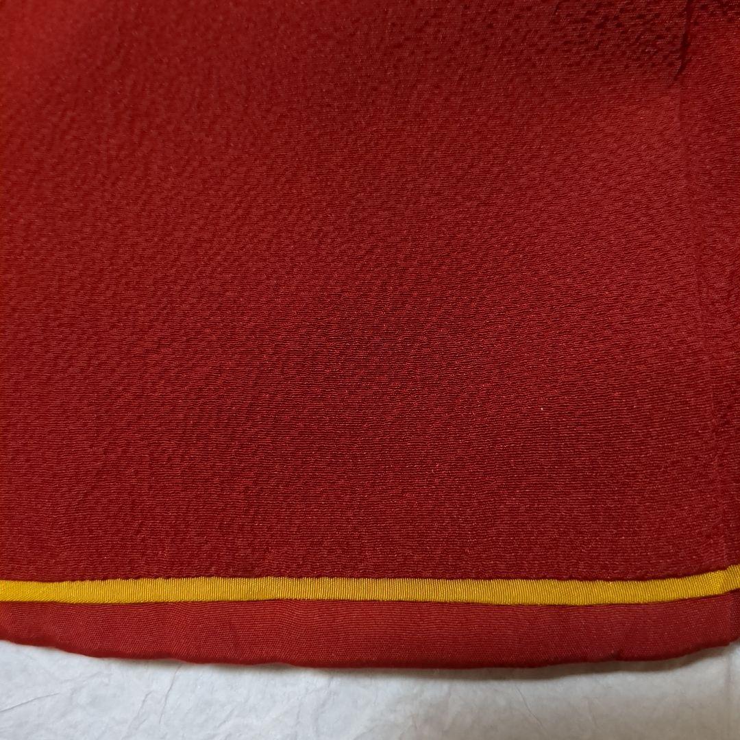 縮緬無地の振袖 ふきに凝った 親子共有 小物で楽しむ振袖