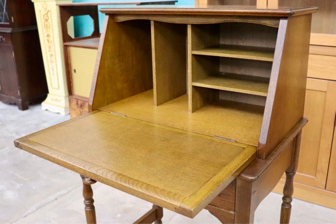 GMIS131○昭和レトロ アンティーク ライティングビューロー