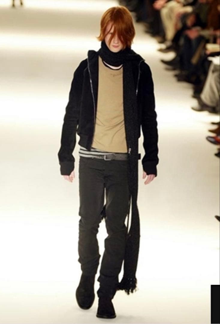 ディオールオム 04aw エディスリマンvictim期 エルボーパッチ ニット