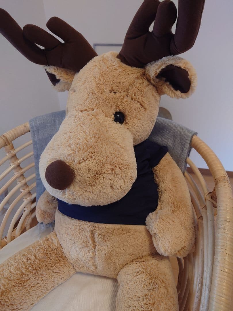 お値下げ）【非売品】VOLVO ボルボ エルク 特大ぬいぐるみ - メルカリ