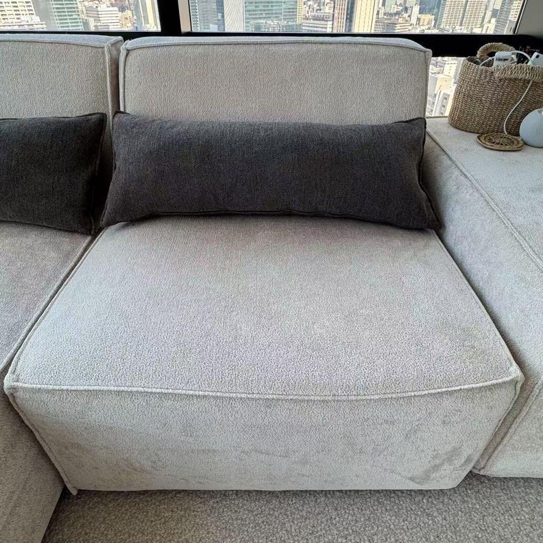 美品　リビングハウス Libera アームレスソファ 1人掛けソファ ソファ 家具 一人掛け リンドラ アームレスソファ1P : アイリスプラザ