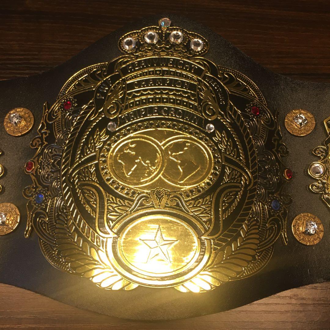 全日本プロレス 三冠ヘビー級チャンピオンベルト - メルカリ
