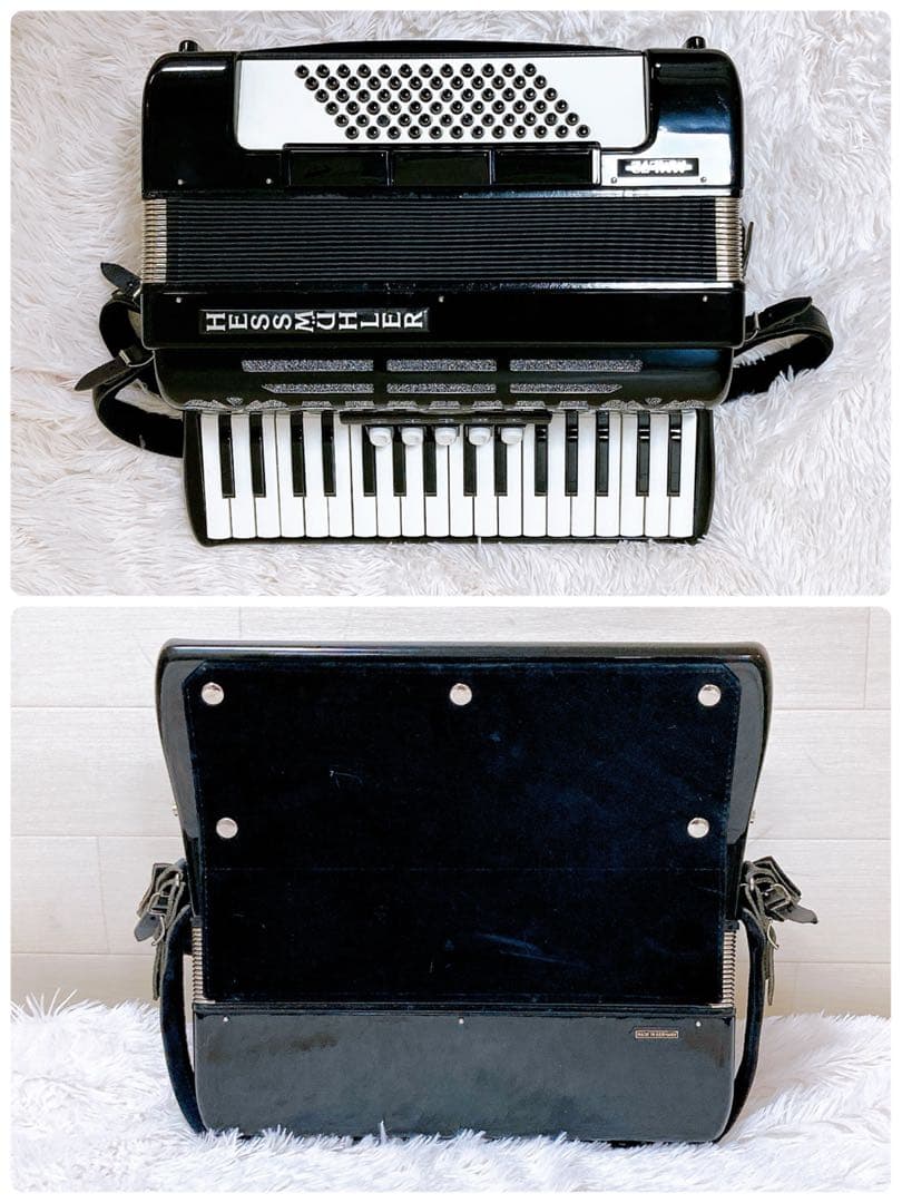 ドイツ製 ヘスミューラー MML72 初心者オススメアコーディオン 鍵盤
