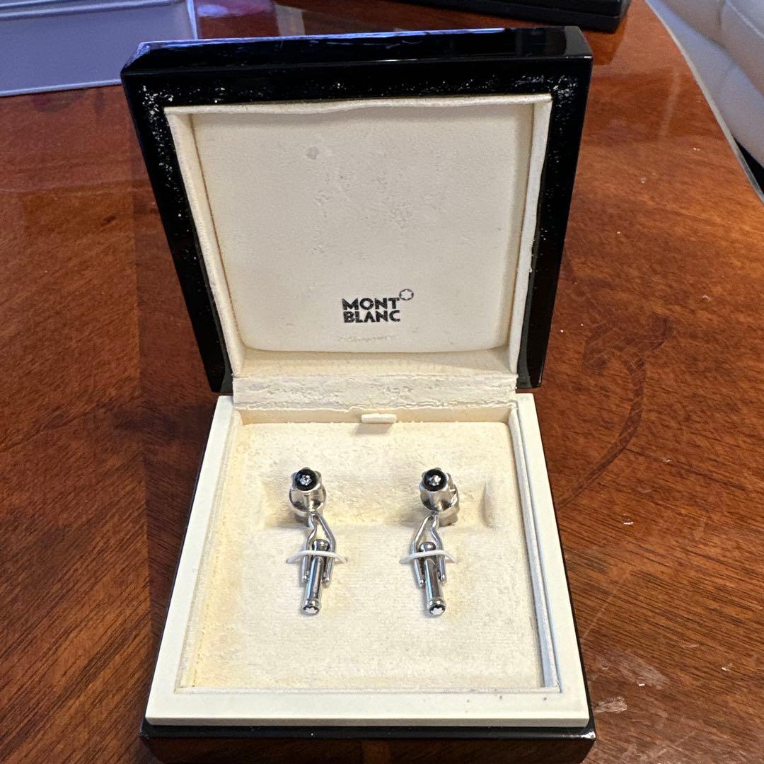 モンブラン、ダイヤ入りカフスボタン／カフスルングス MONTBLANC（モンブラン） カフスボタン カフス ホワイトスター