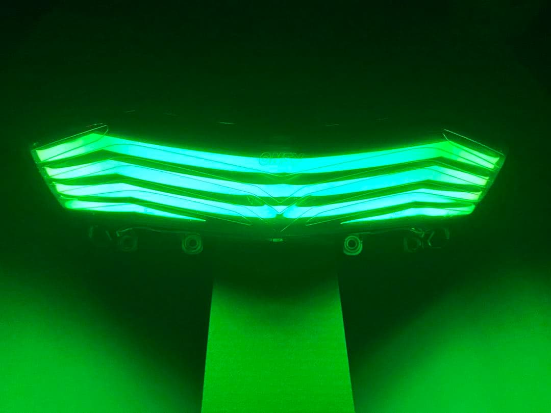 最新型 シグナスX 3型 ファイバーテールランプ レインボー SE44J 1YP