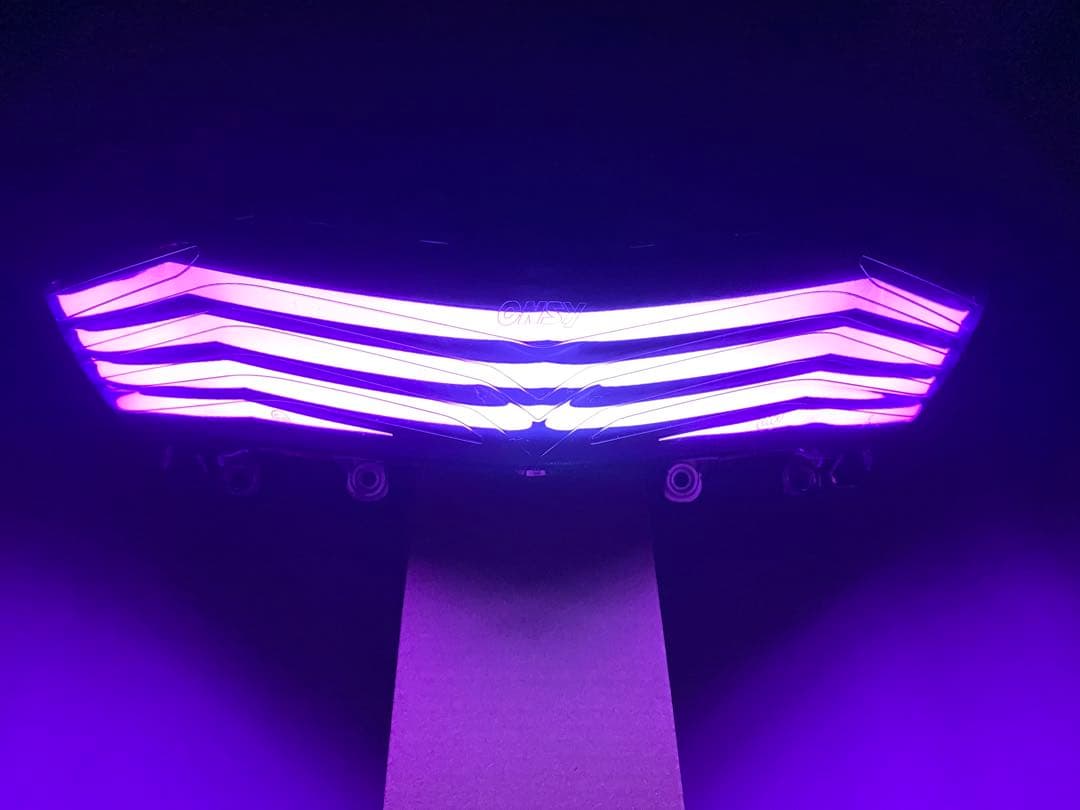 最新型 シグナスX 3型 ファイバーテールランプ レインボー SE44J 1YP