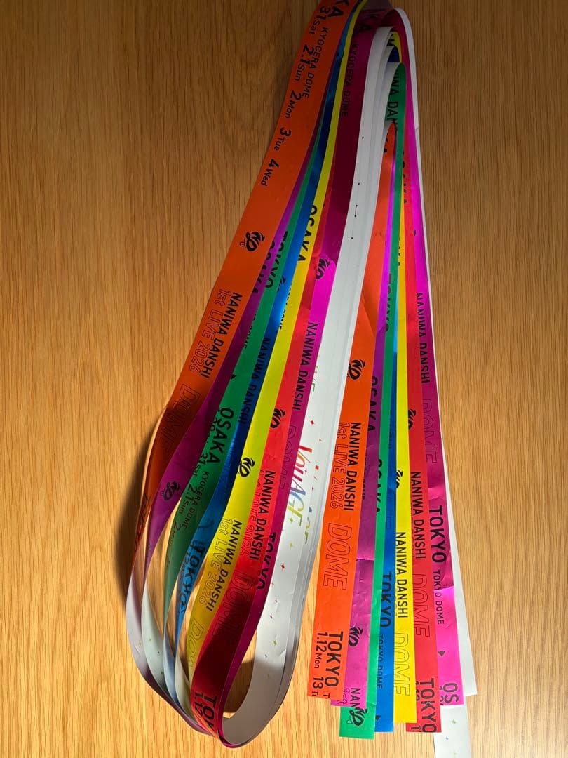 なにわ男子 1st DOME LIVE 銀テープ フル全色7本 - メルカリ