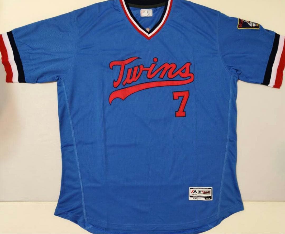 【2月SALE】MLB ジョー・マウアー　直筆サイン入りユニホーム　ツインズ