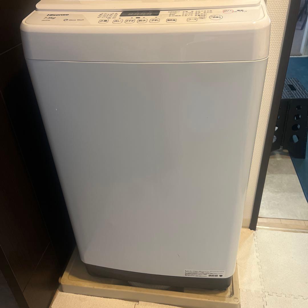 2020年式 7.5kg Hisense 洗濯機 HW-G75A