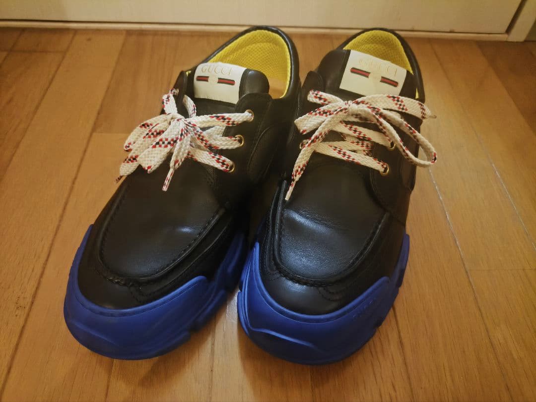 GUCCI 20SS BOATREK ローカットレザースニーカー 576048 - メルカリ