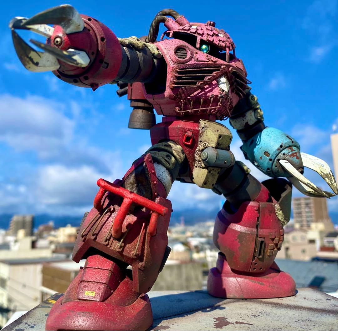 ガンプラ MG 1/100 MSM-07S シャア専用 ズゴック 完成品 - メルカリ
