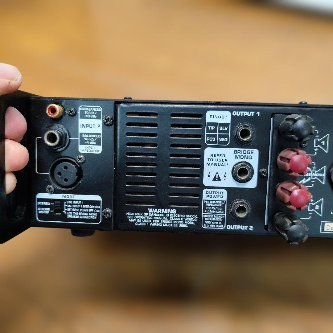 Meomeo様専用 Behringer A500 パワーアンプ